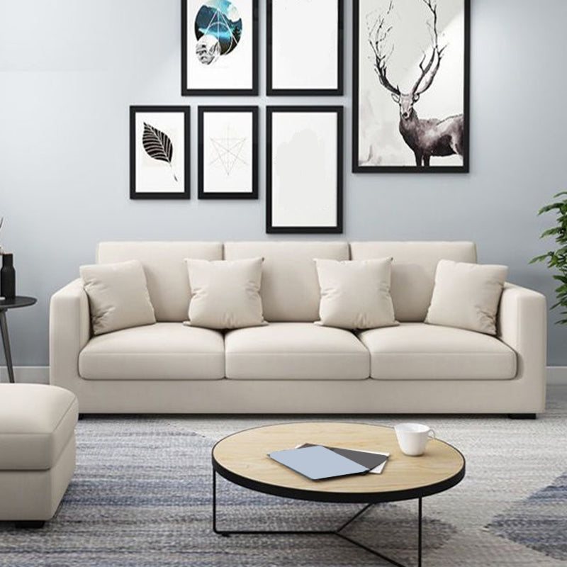 Divano a braccio quadrato 31.49 "d x 33,46" H divano posteriore sciolto per soggiorno