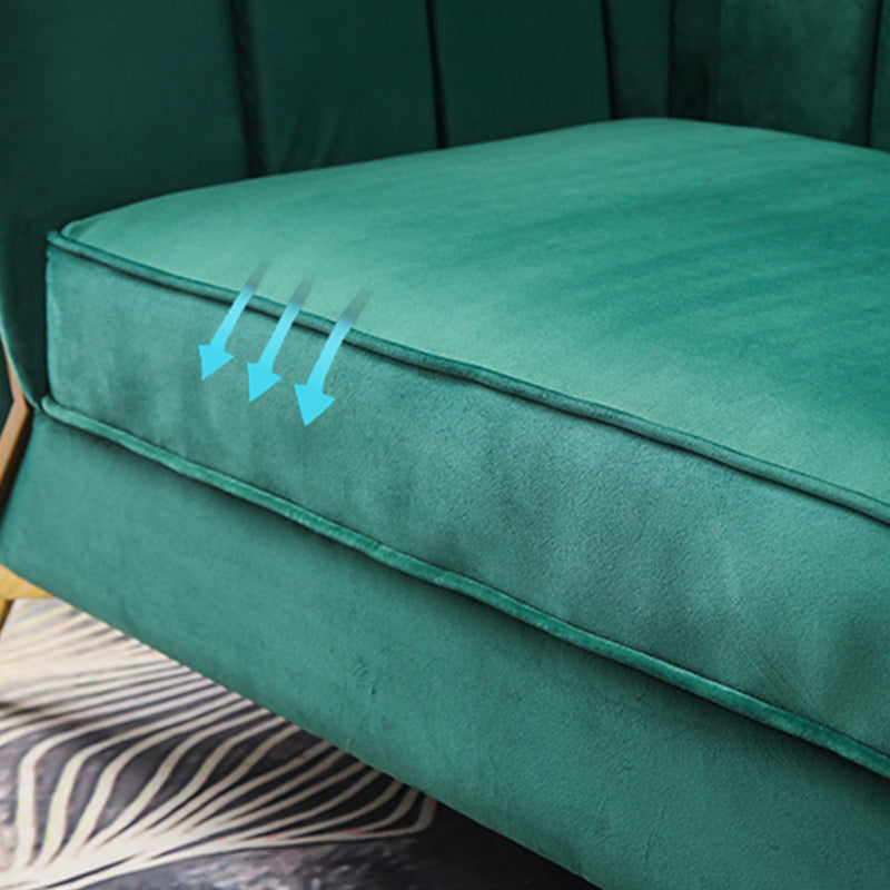 Faux Leather Modern Tuxedo Arm Sofa Standard Sofa with Sewn Pillow Back Clearhalo 'furn' 'furn_sofas' 'Furniture' 'Living Room Furniture' 'Sofa' 'sofas' 5514213