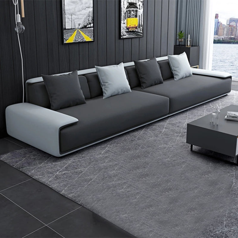 Divano senza braccio 35.43 "d x 27,55" H divano standard con cuscino per soggiorno