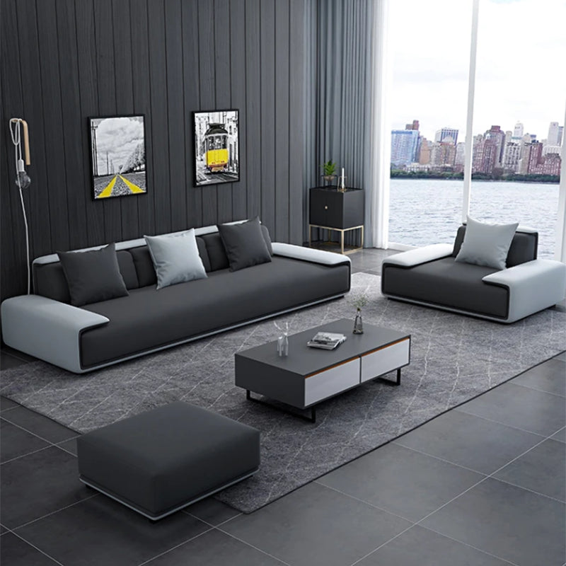 Divano senza braccio 35.43 "d x 27,55" H divano standard con cuscino per soggiorno