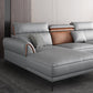 Contemporary Stain-Resistant Faux Leather 4-Seater L-Shape Sofa