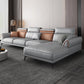 Contemporary Stain-Resistant Faux Leather 4-Seater L-Shape Sofa