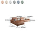 Contemporary Stain-Resistant Faux Leather 4-Seater L-Shape Sofa