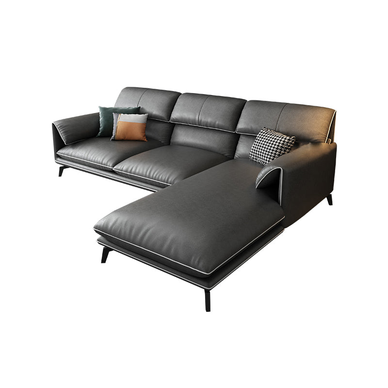 Contemporary Stain-Resistant Faux Leather for Living Room Sofa