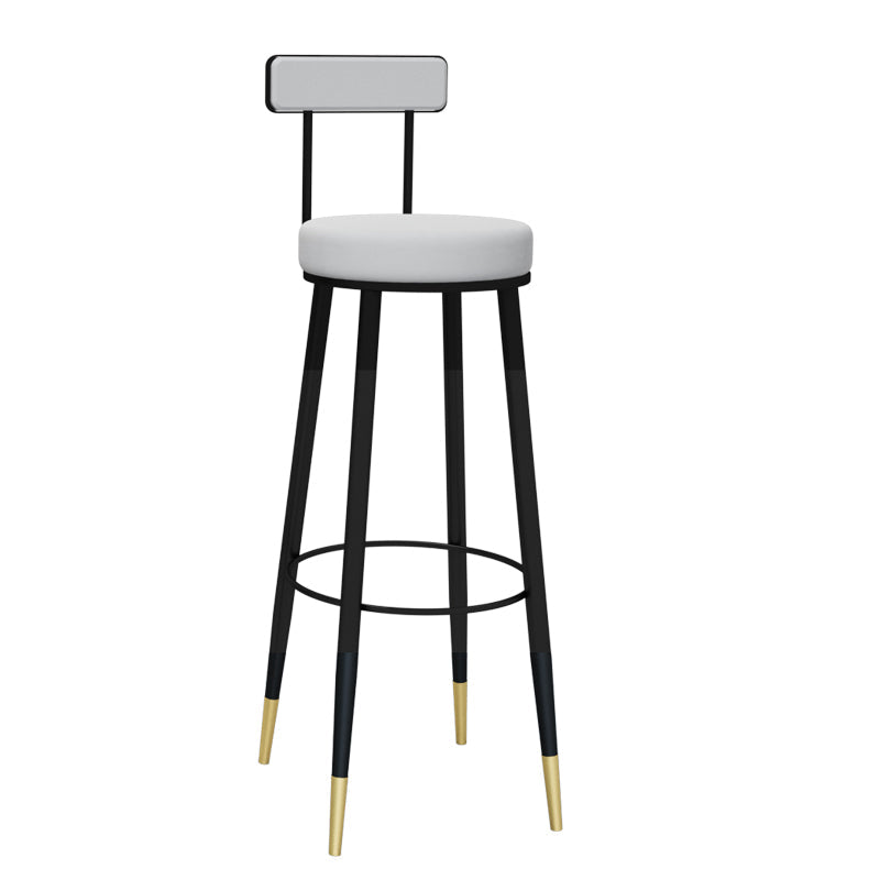 1/3/4/5 Pieces Glam Iron Bar Table Set Round Bistro Set with Black Faux Marble Top