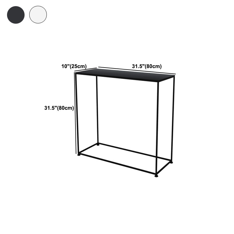 Tavolo console metallica contemporanea tavolo da console rettangolo console tavolo