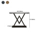 Metal Frame Accent Table with White Marble Console Table for Hall Clearhalo 'Console Tables' 'console_tables' 'Entry & Mudroom Furniture' 'furn' 'furn_console_tables' 'Furniture' 5514836