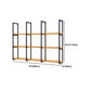 Industrial Wooden Storage Bookshelf Wall Mounted Bookcase with Rectangle Shelves Clearhalo 'Bookcases' 'furn' 'furn_bookcases' 'Furniture' 'Office Furniture' 5514934
