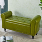 15.75 Inch Wide Bench Upholstered Modern Bench with Arms for Bedroom Light Green Clearhalo 'Benches' 'Chairs & Seating' 'furn' 'furn_benches' 'Furniture' 'Living Room Furniture' 5515005