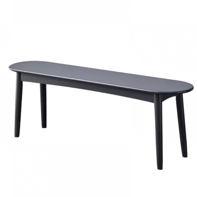 11.8 Inch Wide Contemporary Bench Solid Wood Pine Seating Bench Grey Clearhalo 'Benches' 'Chairs & Seating' 'furn' 'furn_benches' 'Furniture' 'Living Room Furniture' 5515034