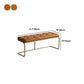 Industrial Rectangle Tufted Bench Faux Leather Bench for Living Room Clearhalo 'Benches' 'Chairs & Seating' 'furn' 'furn_benches' 'Furniture' 'Living Room Furniture' 5515080