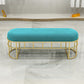 13.8" Wide Modern Seating Bench Solid Color Oval Entryway Bench Clearhalo 'Benches' 'Chairs & Seating' 'furn' 'furn_benches' 'Furniture' 'Living Room Furniture' 5515082