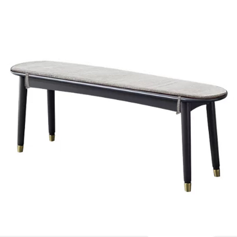11.8 Inch Wide Modern Seating Bench Solid Wood Bench with Legs Light Gray Clearhalo 'Benches' 'Chairs & Seating' 'furn' 'furn_benches' 'Furniture' 'Living Room Furniture' 5515096