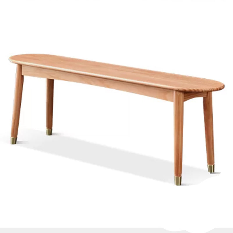 11.8 Inch Wide Modern Seating Bench Solid Wood Bench with Legs Natural Clearhalo 'Benches' 'Chairs & Seating' 'furn' 'furn_benches' 'Furniture' 'Living Room Furniture' 5515103