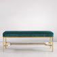 Modern Rectangle Velvet Bench Foam Solid Color Bench for Kitchen Clearhalo 'Benches' 'Chairs & Seating' 'furn' 'furn_benches' 'Furniture' 'Living Room Furniture' 5515165
