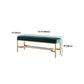 Modern Rectangle Velvet Bench Foam Solid Color Bench for Kitchen Clearhalo 'Benches' 'Chairs & Seating' 'furn' 'furn_benches' 'Furniture' 'Living Room Furniture' 5515176