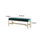 Modern Rectangle Velvet Bench Foam Solid Color Bench for Kitchen Clearhalo 'Benches' 'Chairs & Seating' 'furn' 'furn_benches' 'Furniture' 'Living Room Furniture' 5515177