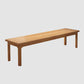 Modern Rectangle Bench with Legs Solid Color Bench for Kitchen 71"L x 14"W x 18"H Natural Clearhalo 'Benches' 'Chairs & Seating' 'furn' 'furn_benches' 'Furniture' 'Living Room Furniture' 5515182