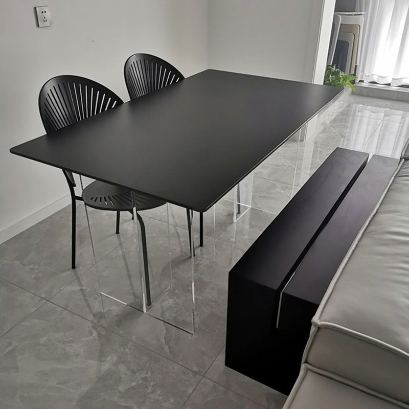 Banc de couleur de couleur unie moderne banc de pin avec des jambes pour la cuisine