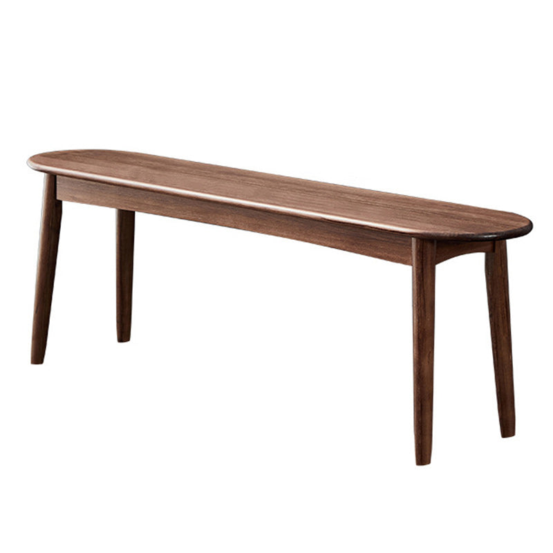17.7" H Solid Wood Seating Bench Modern Ottoman Bench with Legs Clearhalo 'Benches' 'Chairs & Seating' 'furn' 'furn_benches' 'Furniture' 'Living Room Furniture' 5515254