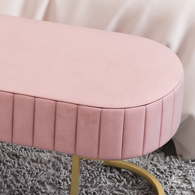 Modern Solid Color Seating Bench Upholstered Entryway and Bedroom Bench with Cushioned Clearhalo 'Benches' 'Chairs & Seating' 'furn' 'furn_benches' 'Furniture' 'Living Room Furniture' 5515270