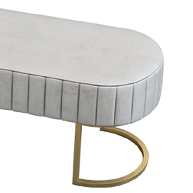 Modern Solid Color Seating Bench Upholstered Entryway and Bedroom Bench with Cushioned Clearhalo 'Benches' 'Chairs & Seating' 'furn' 'furn_benches' 'Furniture' 'Living Room Furniture' 5515273