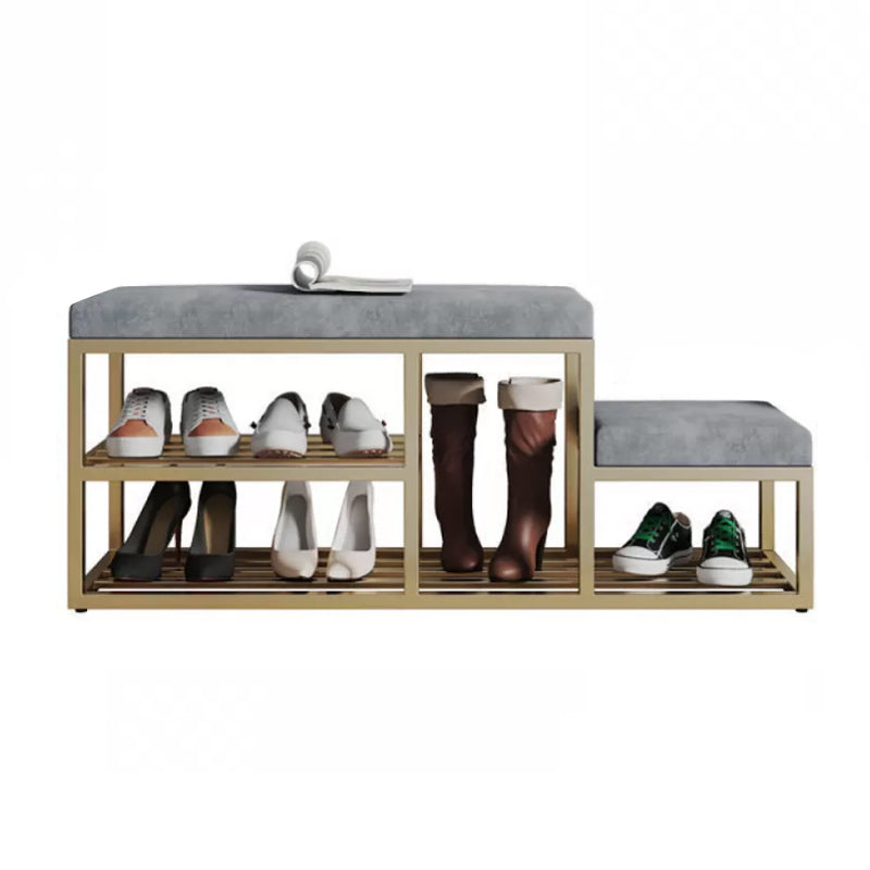 Banc de banc d'entrée glamour de 11,8 pouces de large avec amorti