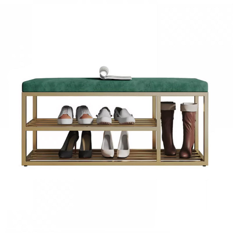 Banc de banc d'entrée glamour de 11,8 pouces de large avec amorti