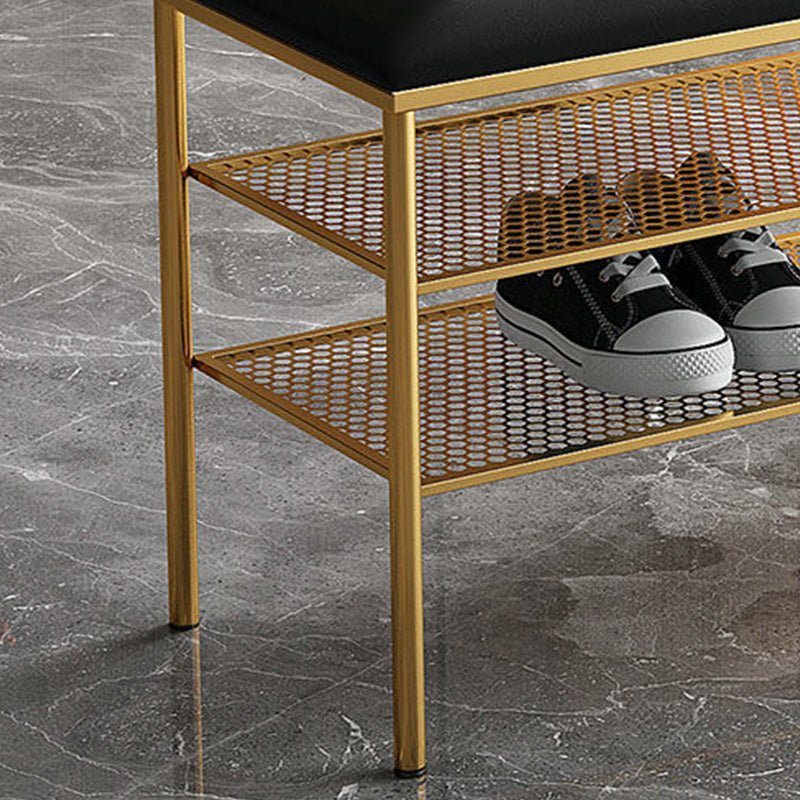 25.2インチHベンチグラム玄関ベンチベッドルーム用の靴の保管