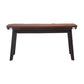 11.8" Wide Modern Seating Bench Solid Wood Entryway and Bedroom Bench with Legs Tan Clearhalo 'Benches' 'Chairs & Seating' 'furn' 'furn_benches' 'Furniture' 'Living Room Furniture' 5515434
