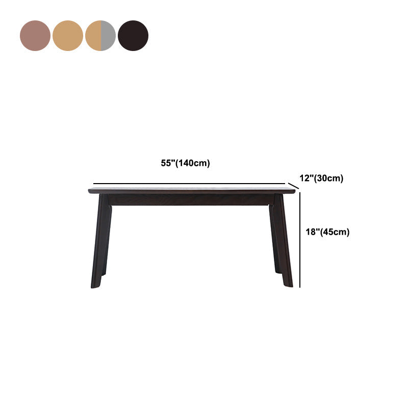 11.8" Wide Modern Seating Bench Solid Wood Entryway and Bedroom Bench with Legs Clearhalo 'Benches' 'Chairs & Seating' 'furn' 'furn_benches' 'Furniture' 'Living Room Furniture' 5515448