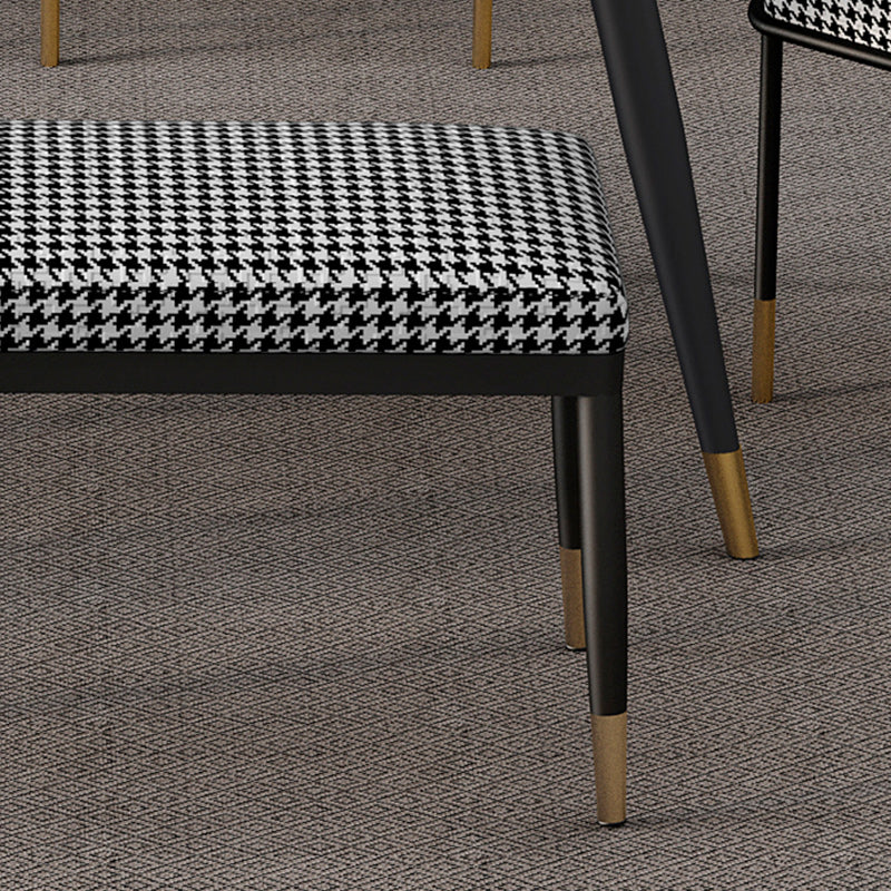 13.8 Inch Wide Modern Seating Bench Rectangle Bench with Legs Clearhalo 'Benches' 'Chairs & Seating' 'furn' 'furn_benches' 'Furniture' 'Living Room Furniture' 5515455