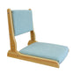 Chaise sans bras en lin16.9 "L x 20,8" W x 18,1 "H Chaise d'image en bois massif