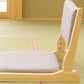 Chaise sans bras en lin16.9 "L x 20,8" W x 18,1 "H Chaise d'image en bois massif