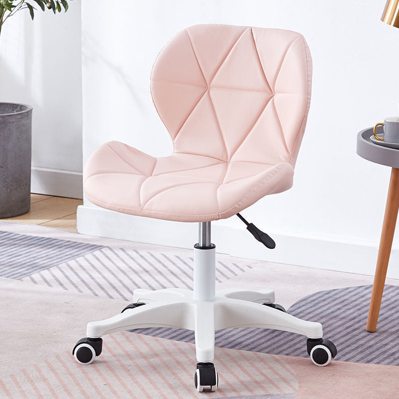 Silla sin brazo 22.4 "l x18.5" w x25.9h "silla de ruedas giratorias para sala de estar