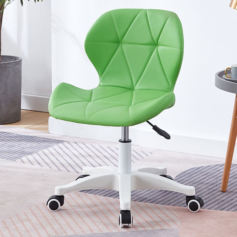 Silla sin brazo 22.4 "l x18.5" w x25.9h "silla de ruedas giratorias para sala de estar