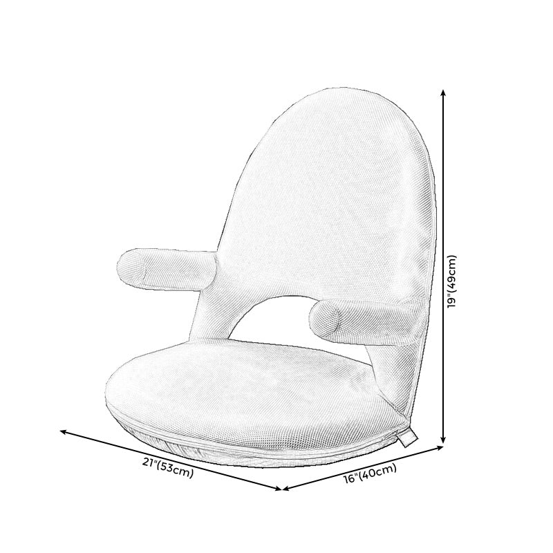 Fabric Accent Tight Back Chair Lounge Chair for Bedroom and Living room Clearhalo 'Accent Chairs' 'accent_chairs' 'Chairs & Seating' 'furn' 'furn_accent_chairs' 'Furniture' 'Living Room Furniture' 5515619