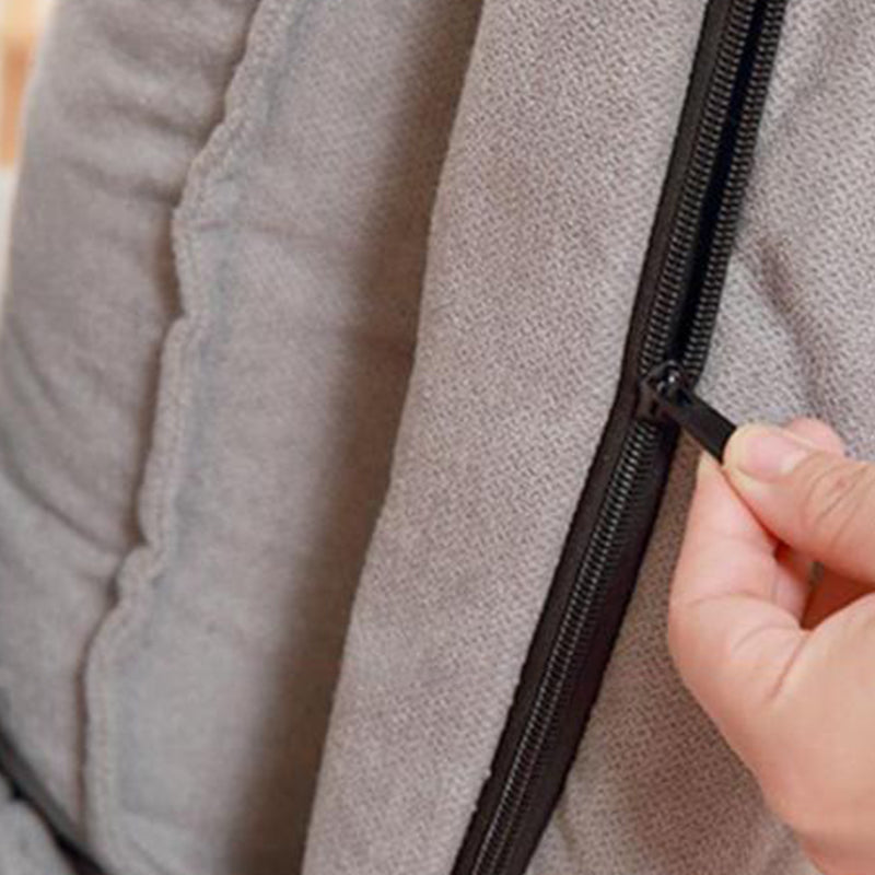 Chaise convertible en velours avec chaise de bras arrière cousu pour appartement