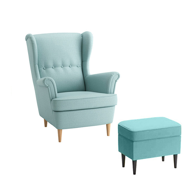 Chaire de Wingback 31.49 "L x 37,79" W x 39,76 "H Armes incluses Chaise d'armes évasées