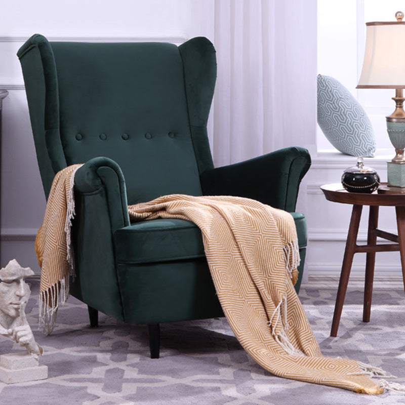 Chaire de Wingback 31.49 "L x 37,79" W x 39,76 "H Armes incluses Chaise d'armes évasées