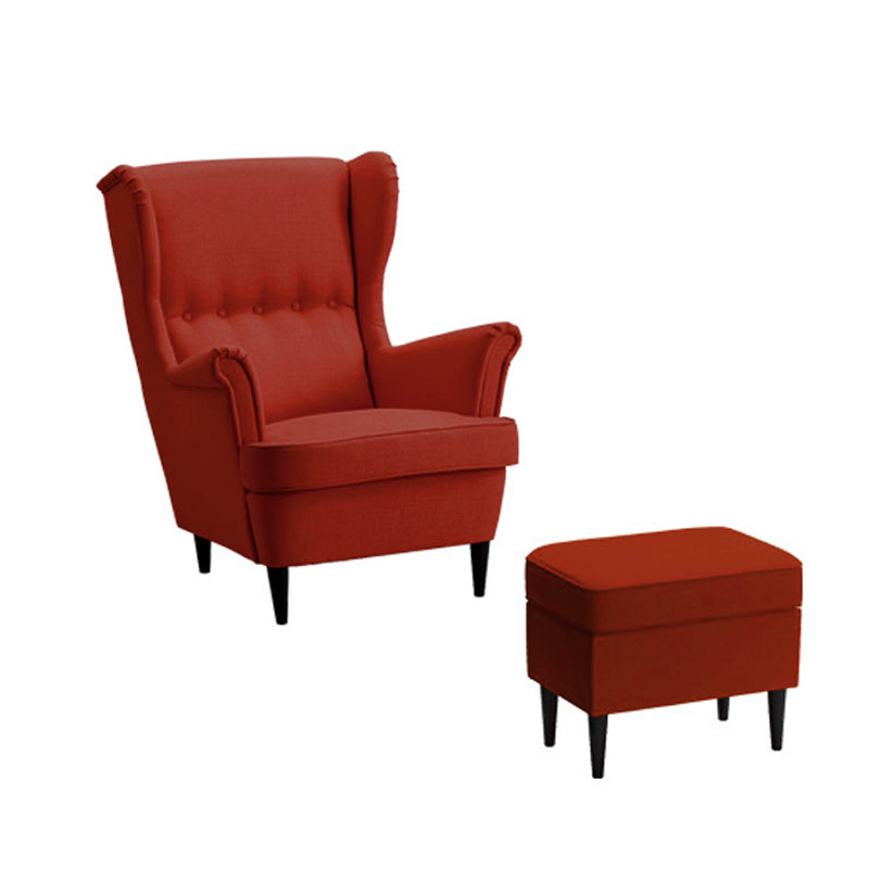 Chaire de Wingback 31.49 "L x 37,79" W x 39,76 "H Armes incluses Chaise d'armes évasées