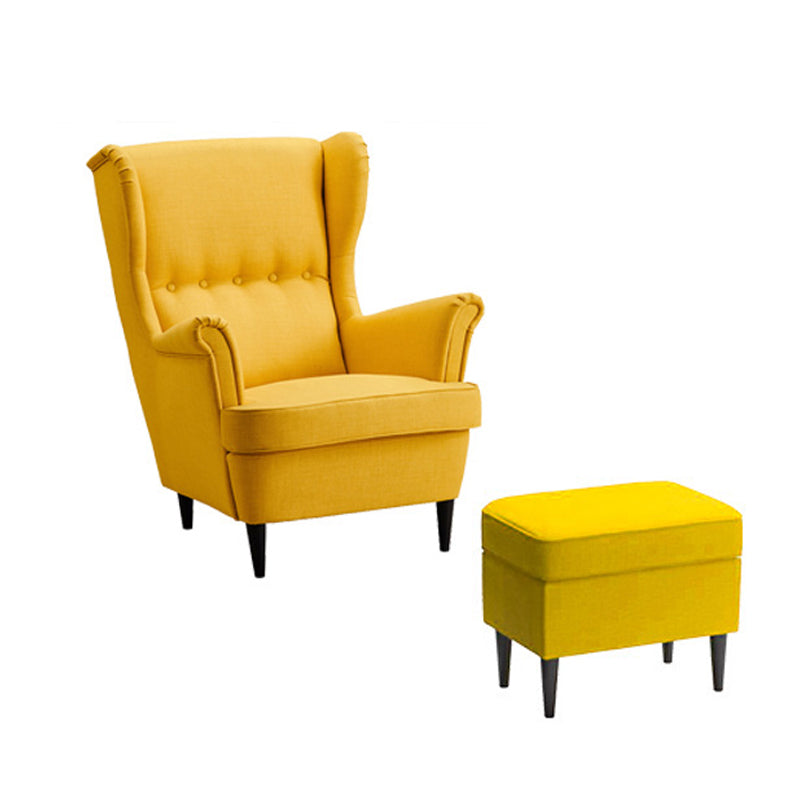 Chaire de Wingback 31.49 "L x 37,79" W x 39,76 "H Armes incluses Chaise d'armes évasées