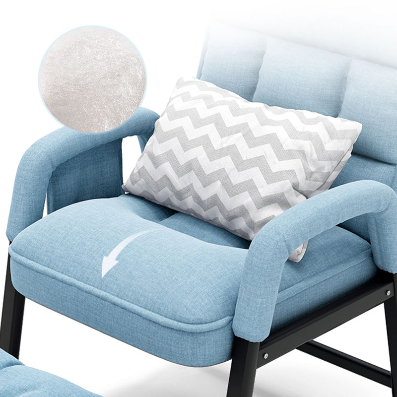 Linen Blend Convertible Chair with Storage for Apartment Chair Clearhalo 'Accent Chairs' 'accent_chairs' 'Chairs & Seating' 'furn' 'furn_accent_chairs' 'Furniture' 'Living Room Furniture' 5515671