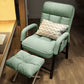 Linen Blend Convertible Chair with Storage for Apartment Chair Green With Ottoman Clearhalo 'Accent Chairs' 'accent_chairs' 'Chairs & Seating' 'furn' 'furn_accent_chairs' 'Furniture' 'Living Room Furniture' 5515675