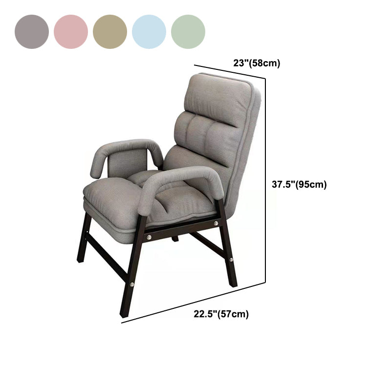 Linen Blend Convertible Chair with Storage for Apartment Chair Clearhalo 'Accent Chairs' 'accent_chairs' 'Chairs & Seating' 'furn' 'furn_accent_chairs' 'Furniture' 'Living Room Furniture' 5515678
