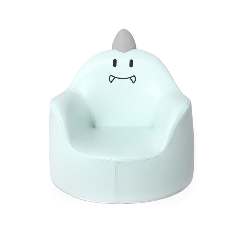 19.69"L x 19.69"W x 17.72"H Modern PU Camel Back Barrel Chair for Living Room