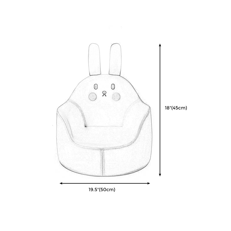 19.69"L x 19.69"W x 17.72"H Modern PU Camel Back Barrel Chair for Living Room