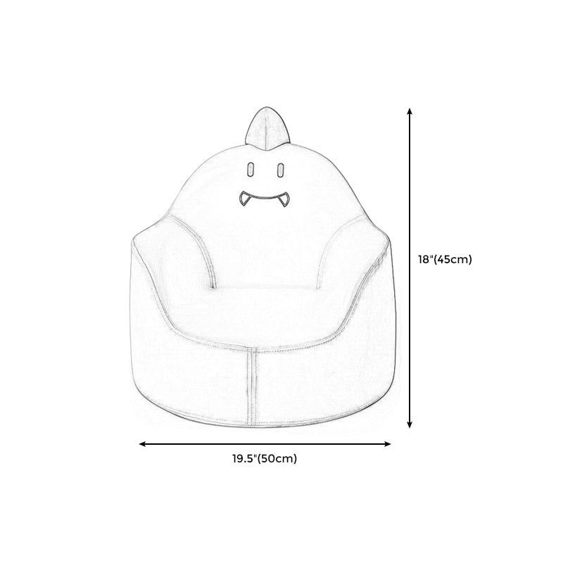 19.69"L x 19.69"W x 17.72"H Modern PU Camel Back Barrel Chair for Living Room