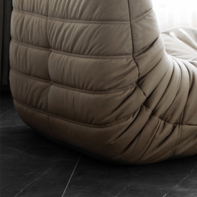 Modern Armless Chair, Faux Leather Upholstered Accent Chair, 40"(W) X 37"(D) X 28"(H) Clearhalo 'Accent Chairs' 'accent_chairs' 'Chairs & Seating' 'furn' 'furn_accent_chairs' 'Furniture' 'Living Room Furniture' 5515748