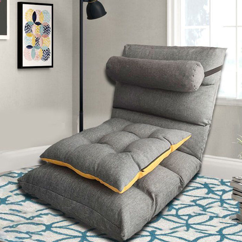 Sedia convertibile a colori solidi sedia a braccia per soggiorno/camera da letto